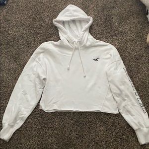 Cropped Logo Hoodie